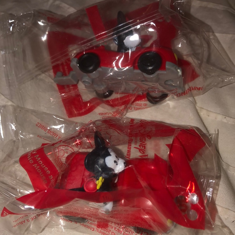 Walt Disney World Anniversary McDonald’s Collector Toy Mickey&Minnie Car(2 Cars)